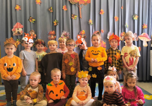 Wspólne zdjęcie dzieci z grupy I