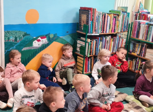 Zajęcia edukacyjne w bibliotece