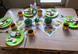 Wielkanocne śniadanie w gr II